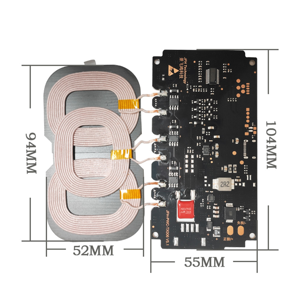 Personalización del módulo de carga inalámbrico para automóvil montado en un vehículo tres en uno de 15 W Personalización del módulo de carga inalámbrico magnético 3 en 1 para montaje en vehículo