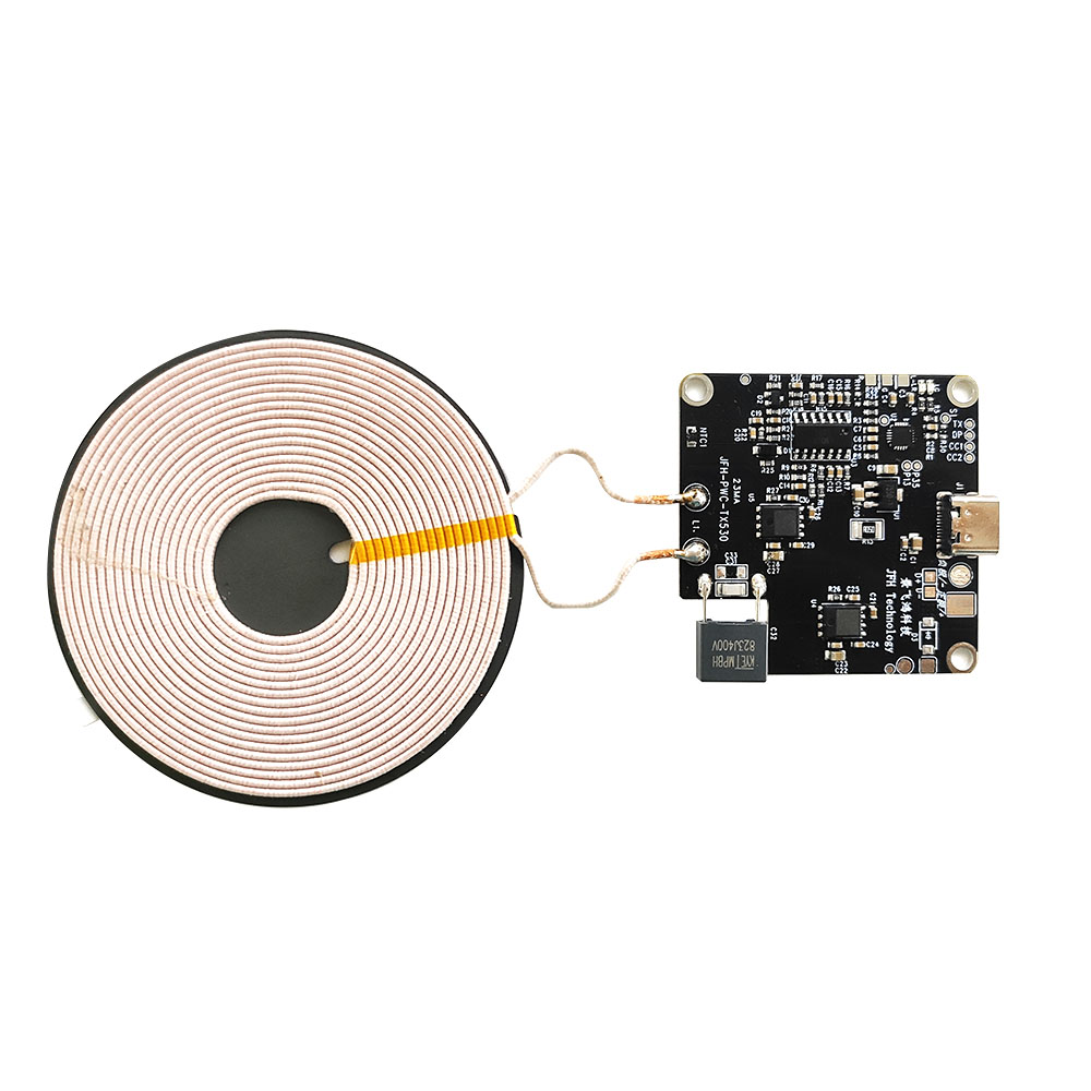 15 Вт, большой радиус действия, 15 см, модуль беспроводного зарядного устройства, настройка модуля беспроводной зарядки с большой катушкой, настройка беспроводного зарядного передатчика