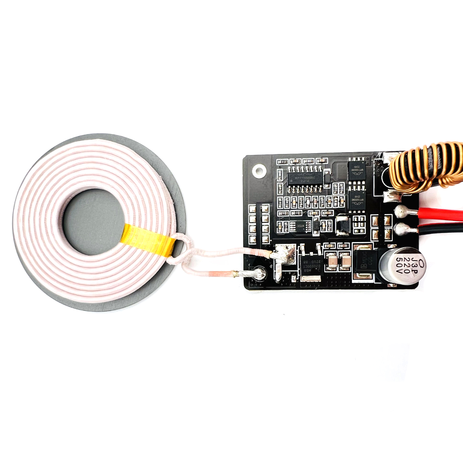 Modulo caricabatterie wireless ricevitore trasmettitore di ricarica wireless con ricarica super veloce 50W 100W 25V 30V 36V 4A per la ricarica wireless