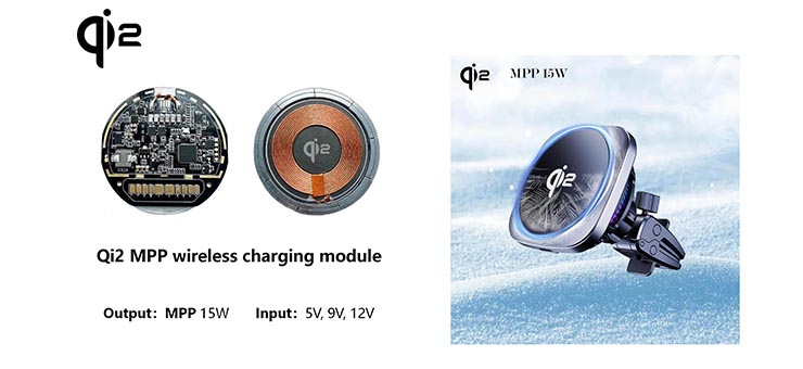 WIRELESS CHARGING MODULE 3in1 APPLICATION