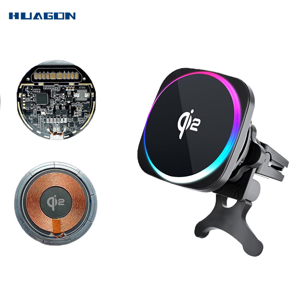 Qi2 15W 20W MPP QI2 Cargador inalámbrico de automóvil magnético