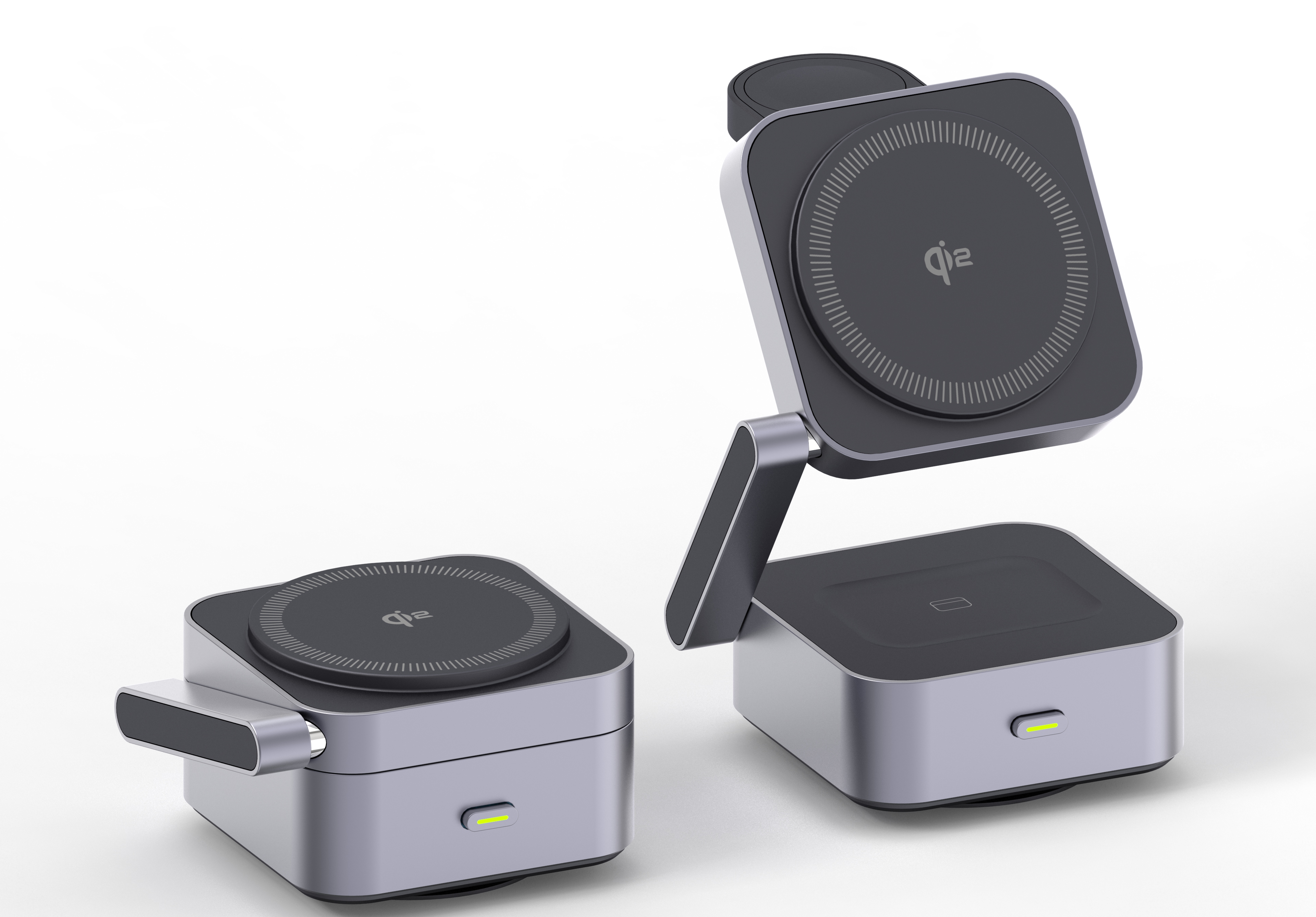 25 Вт QI2 Magnetic 3in1 3 в 1 беспроводное зарядное устройство 25W QI2