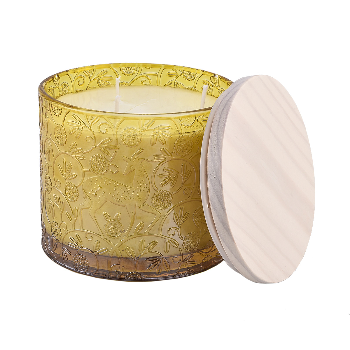 Raraunga Raraira Kaitiaki Kaiwhakarato Kowhai Deer Tauira Karaihe Candle Jar