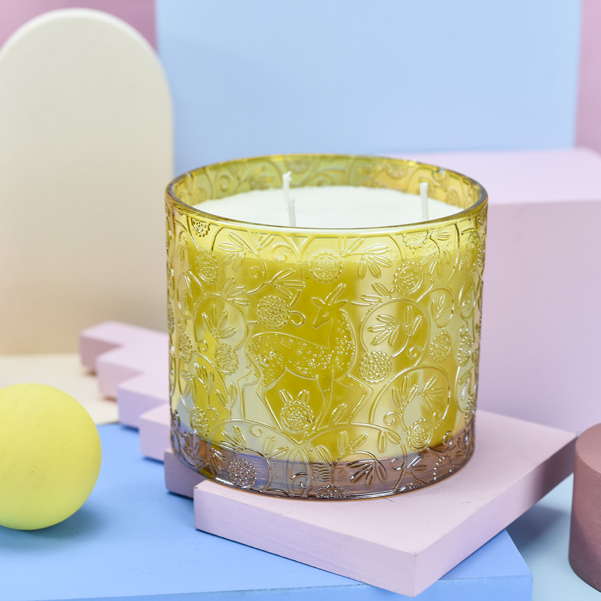 Haina Raraunga Raraira Kaitiaki Kaiwhakarato Kowhai Deer Tauira Karaihe Candle Jar kaimahitaonga