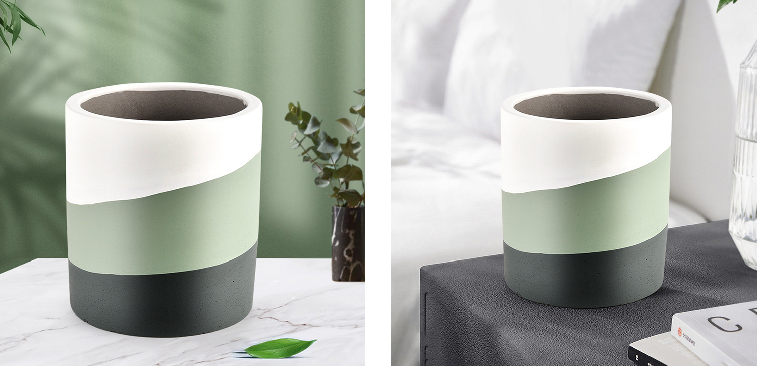 Wholesale multi-colored ceramic candle jar concrete candle jar manufacturers Wholesale multi-colored ceramic candle jar concrete candle jar manufacturers