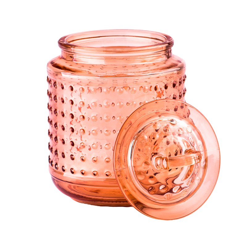 Grossist i specialtilpasset orange spot-glasglas med låg