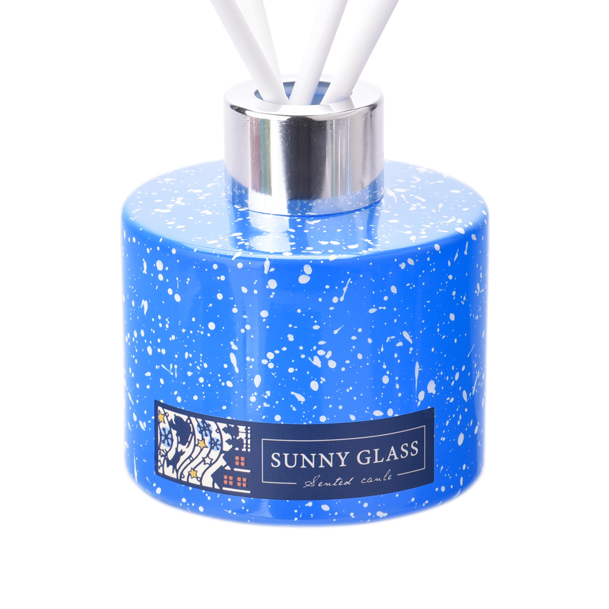 High quality yellow glass diffuser bottle for home decoration