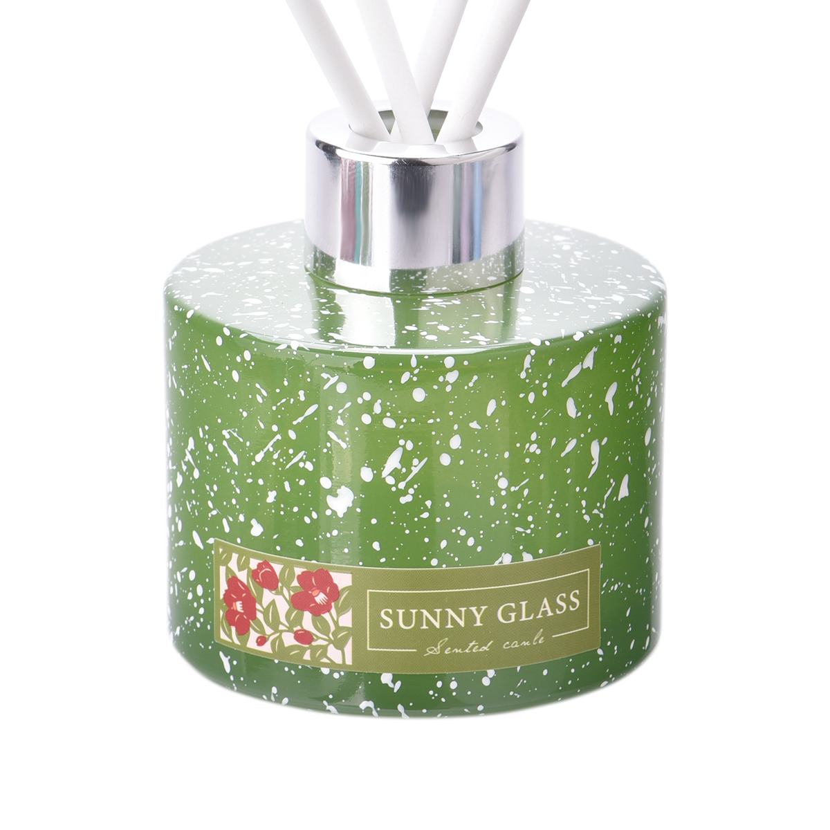 High quality yellow glass diffuser bottle for home decoration