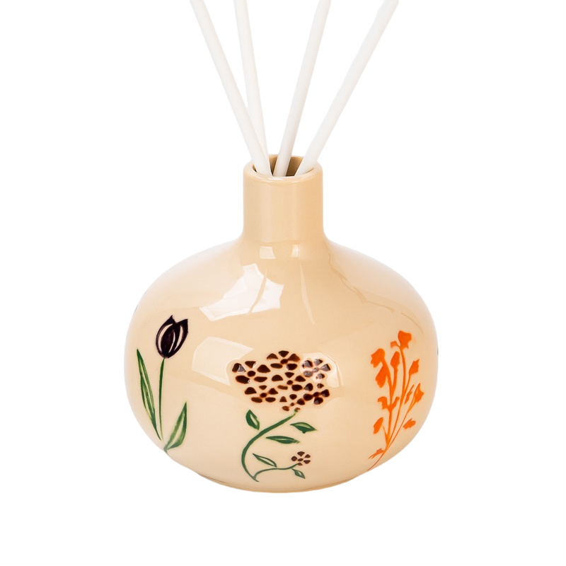 Pastoral Hand-Painted Ceramic Aroma Diffuser Home Decor Ornament