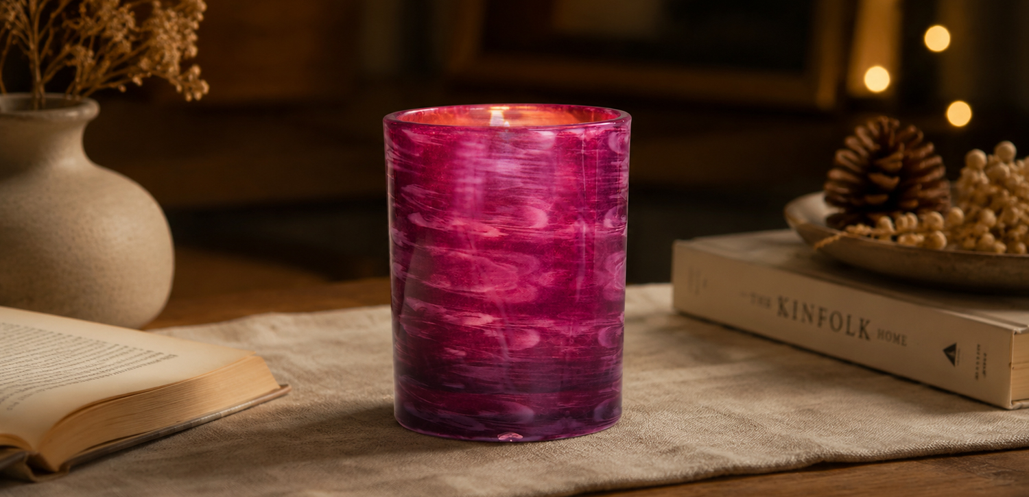 Custom Decorative Glass Candle Container Supplier