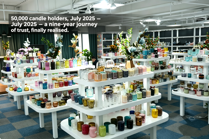 Why a European Brand Waited 9 Years to Choose Us as Their Candle Holder Manufacturer? Why a European Brand Waited 9 Years to Choose Us as Their Candle Holder Manufacturer?