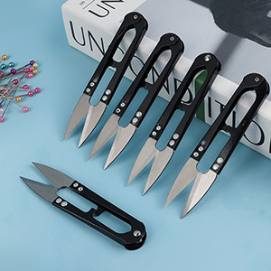 CYG Edelstahlstich U-Form Verwenden Sie eine Schere zum Schneiden von Angelschnur-Trimmzangen Essential Cross-Zubehör