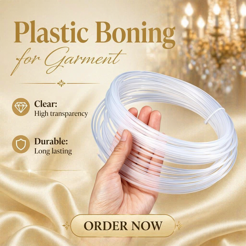 CYG OEM mazgājamās plastmasas atkaulošanas gludas malas apģērba formas kauls apģērbu aksesuāriem