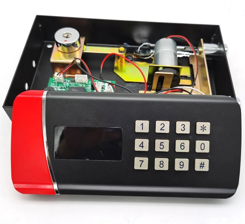 LOYAL Electronic back light keypad Hotel safe lock with motorised locking mechanism