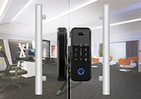 Elevate Security with Our Password RF Card Remote Control keypad frameless glass smart door lock: A Fusion of Style and Technology