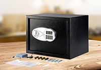 China digital keypad lock lcd diaplay home steel office safe box: Unparalleled Security for Your Valuables