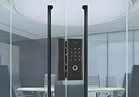 Innovatives Fingerabdruck-Türschloss im neuen Design mit digitalem Fingerabdruck-Passwort und RFID-Glastürschloss