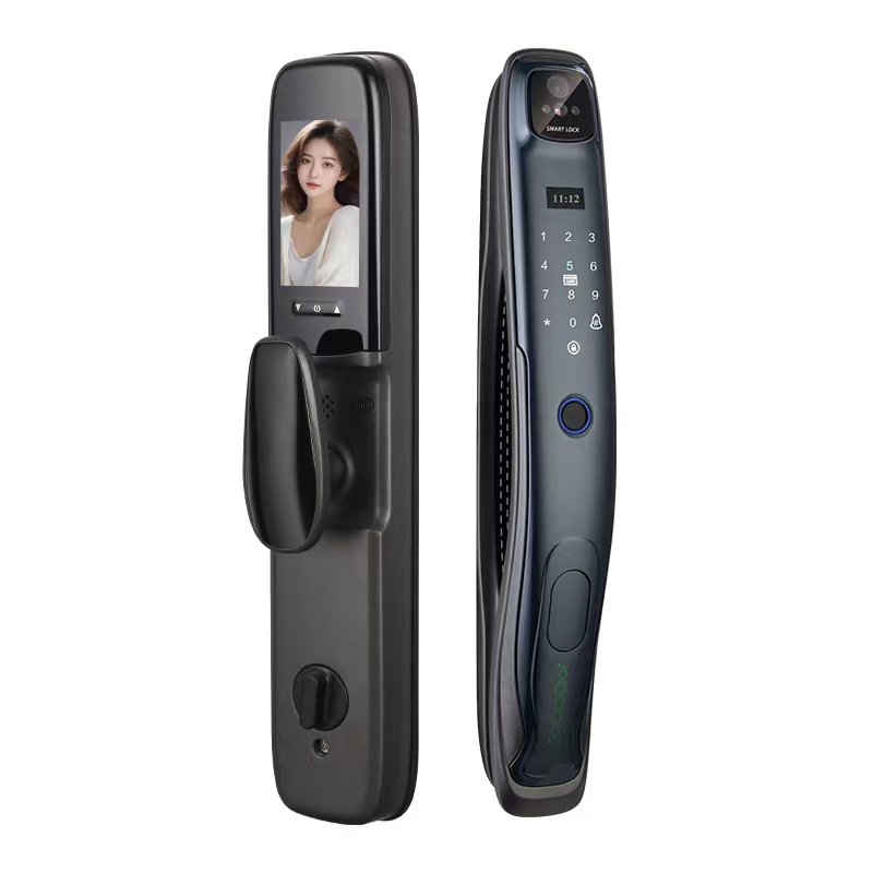 3D Face ID Fingerprint Touching Password Door Lock Tuya APP Door Lock Manufacturer