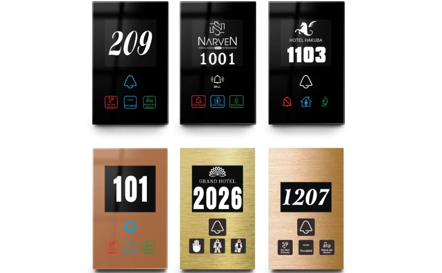 The Front Door Experience: How Smart Doorbells and Electronic Doorplates Are Elevating Hotel Stays