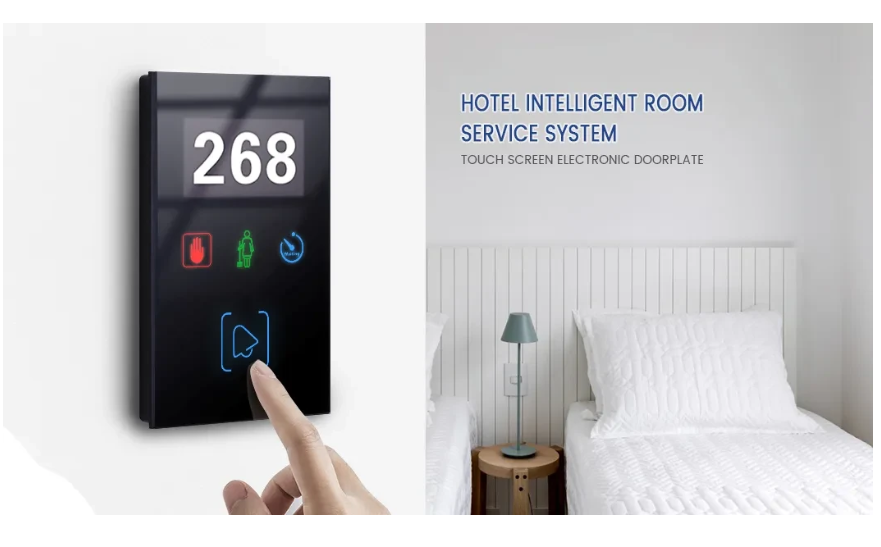 Verbesserung der Gästekommunikation: Die Rolle intelligenter Türklingeln und elektronischer Türschilder in Hotels