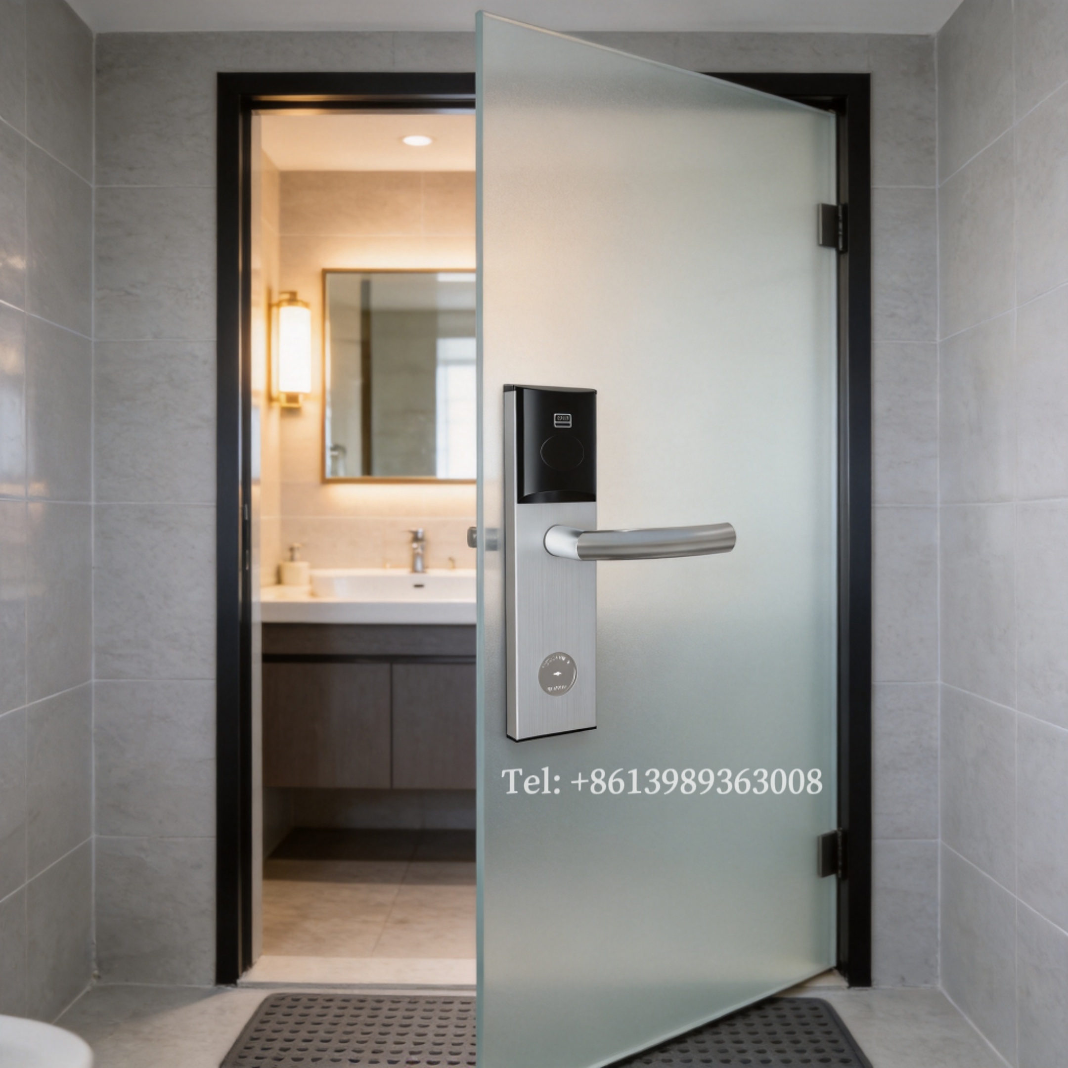 Système de verrouillage d'hôtel RFID fabriqué en chine, carte T57, serrure de porte d'hôtel, serrure de porte numérique