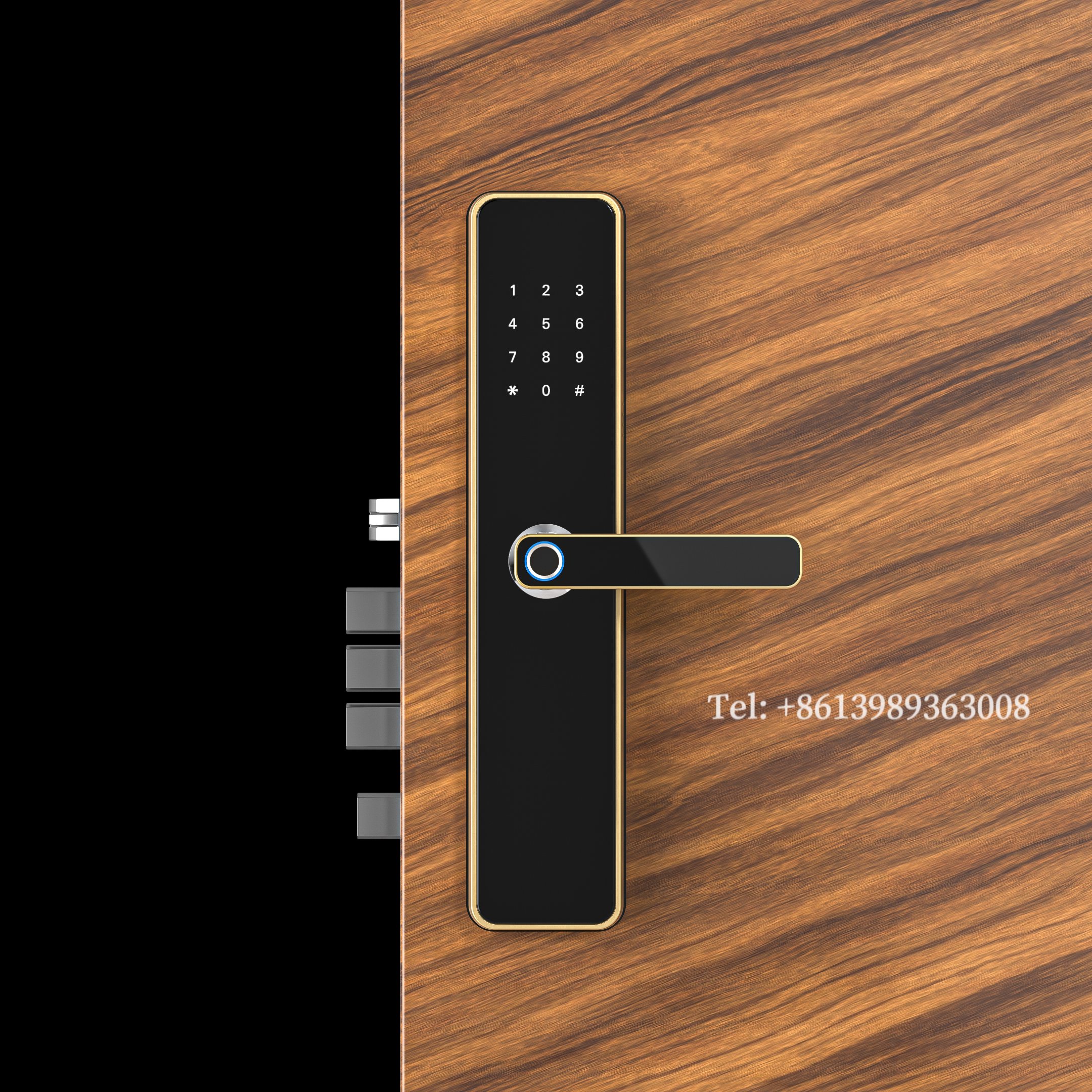 Smart tuya ttlock App digital wifi biometric fingerprint door lock