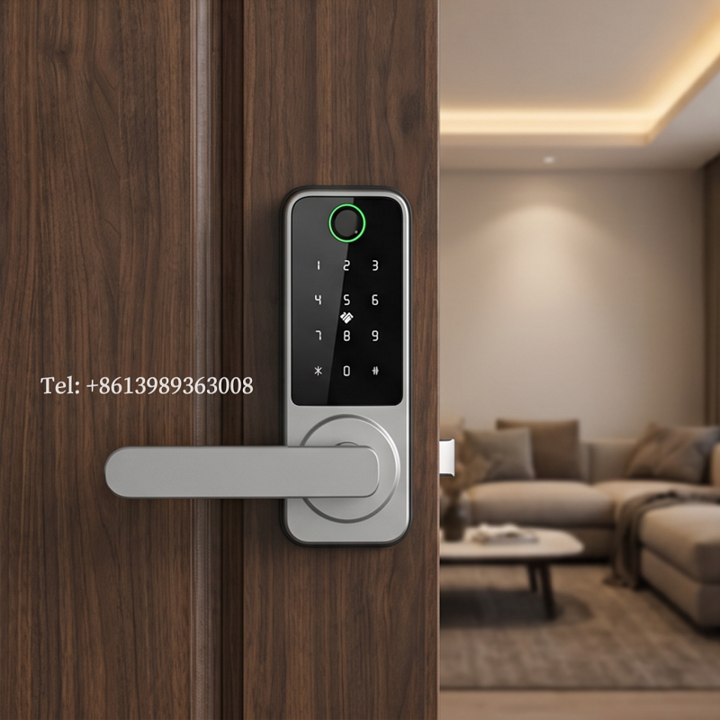 Serrure de porte à empreinte digitale, pêne dormant numérique intelligent, carte ttlock, mot de passe