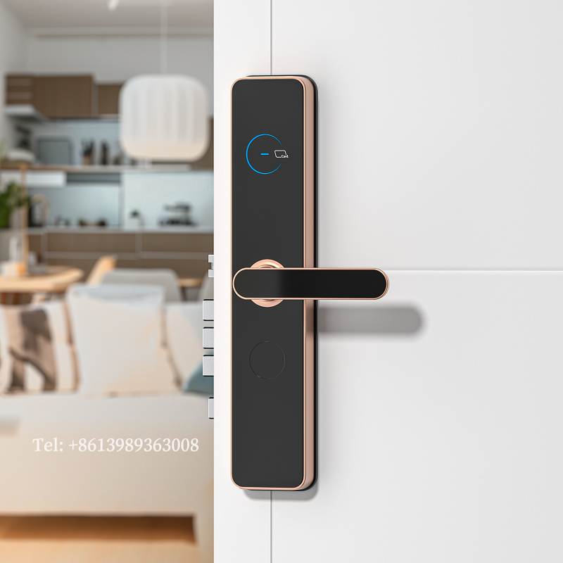 Serrure de porte intelligente de haute sécurité avec clé de qualité C, contrôle par application et accès instantané