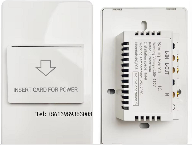 Hotel smart card electric power control energy saving switch