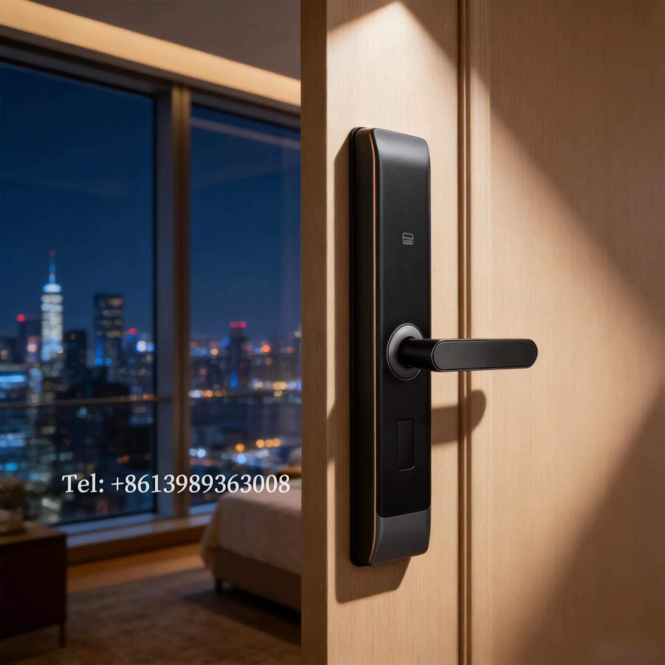 Sistema de cerradura inteligente para hotel con Bluetooth y protección contra robo