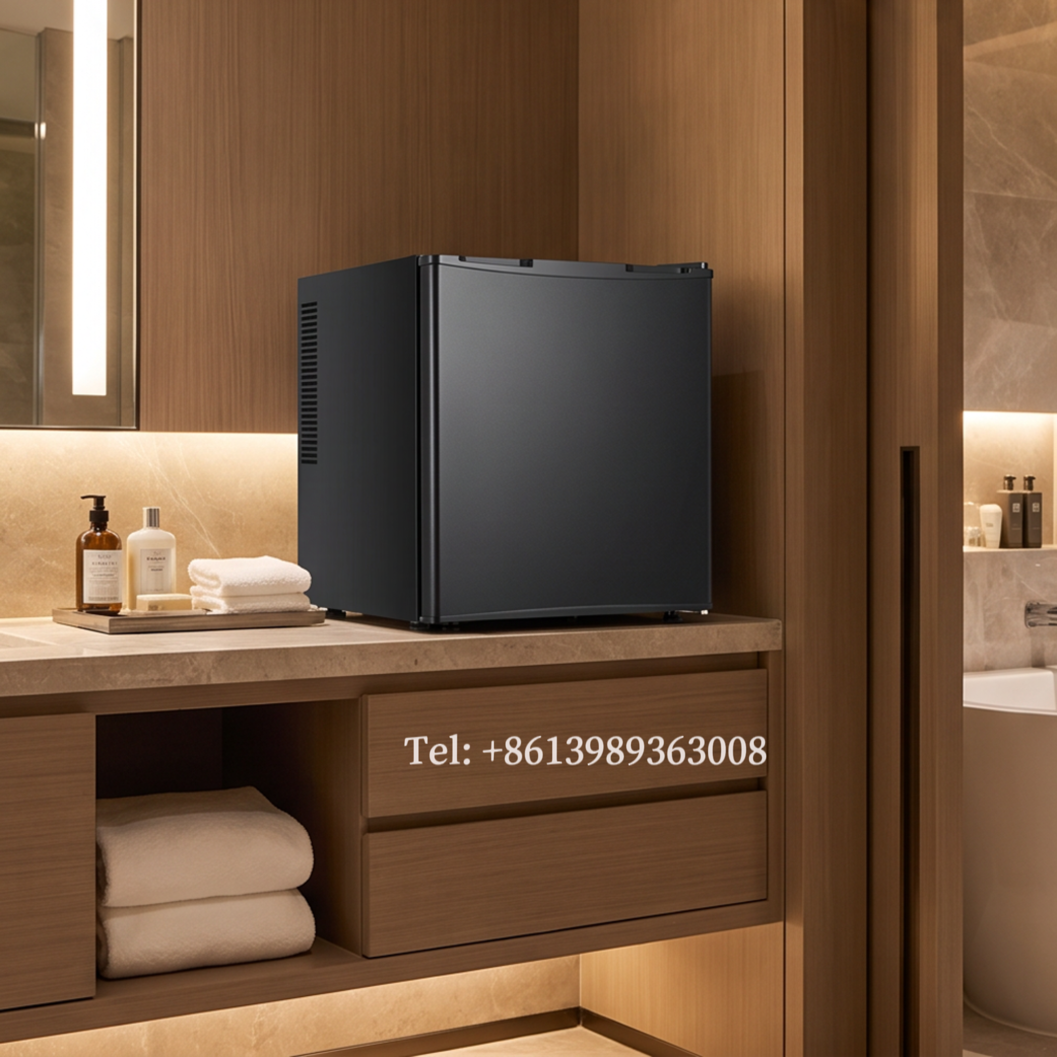 Low-Noise Eco Thermoelectric hotel Mini Fridge