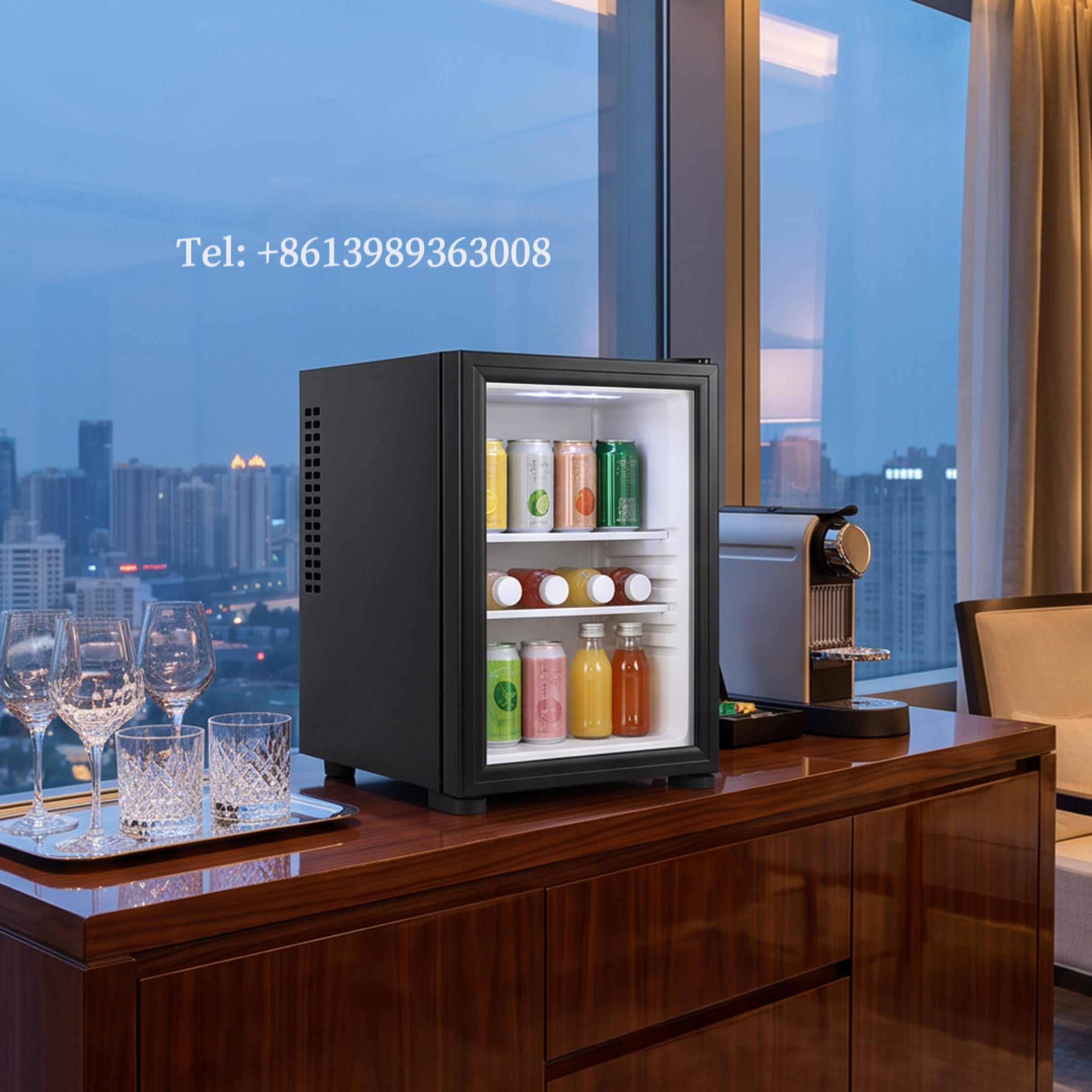 Energy-Efficient Silent thermoelectric minibar for Hotels and Resorts