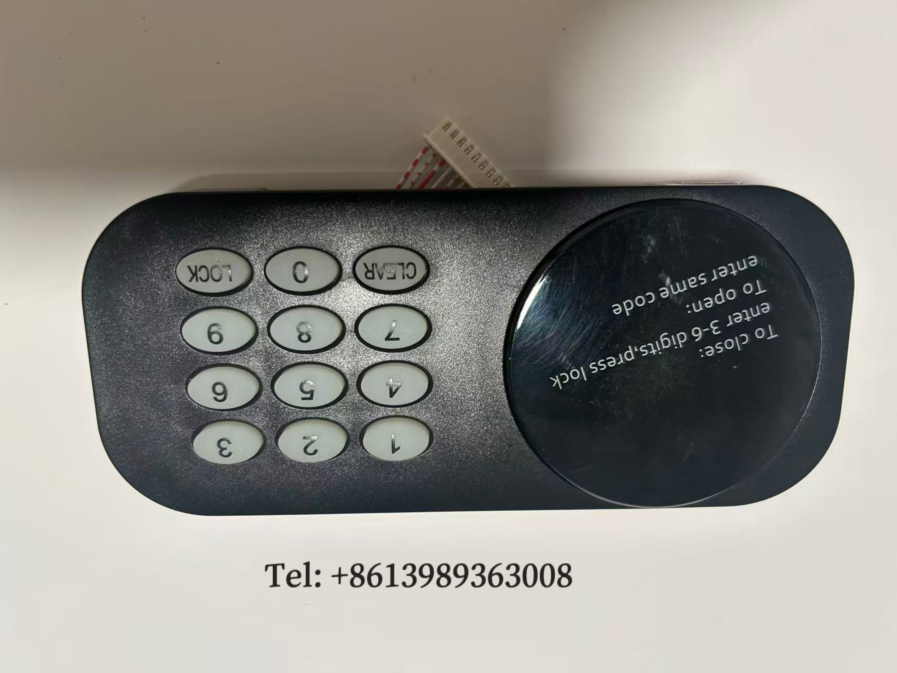 Système de verrouillage de coffre-fort d'hôtel de haute sécurité avec clavier numérique