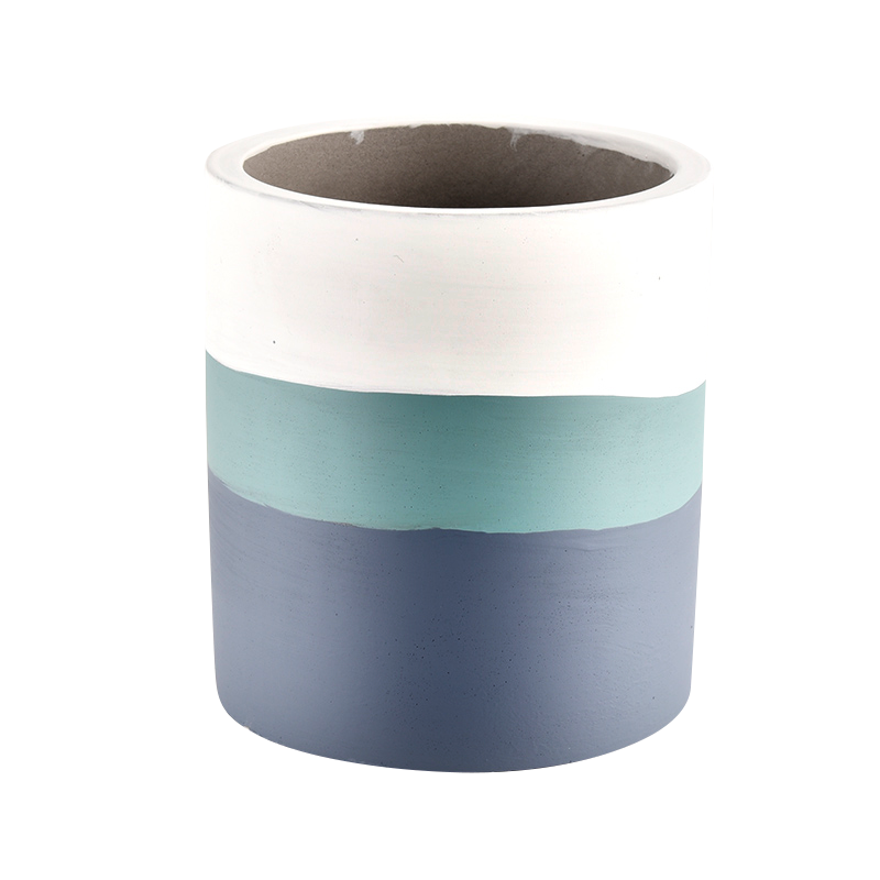 Nordic Minimalist Style Concrete Empty Candle Jars - COPY - 9djt9a