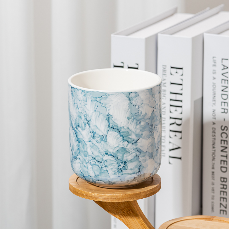 14oz Ceramic Candle Vessels for home decoration