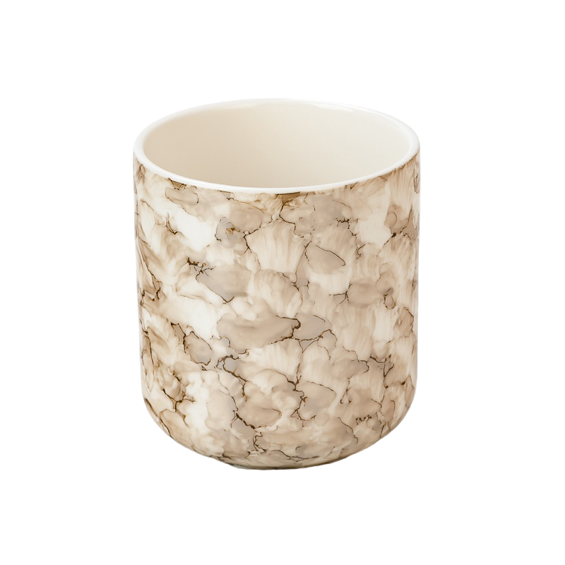 Special Glazing Customized Ceramic Candle Jars