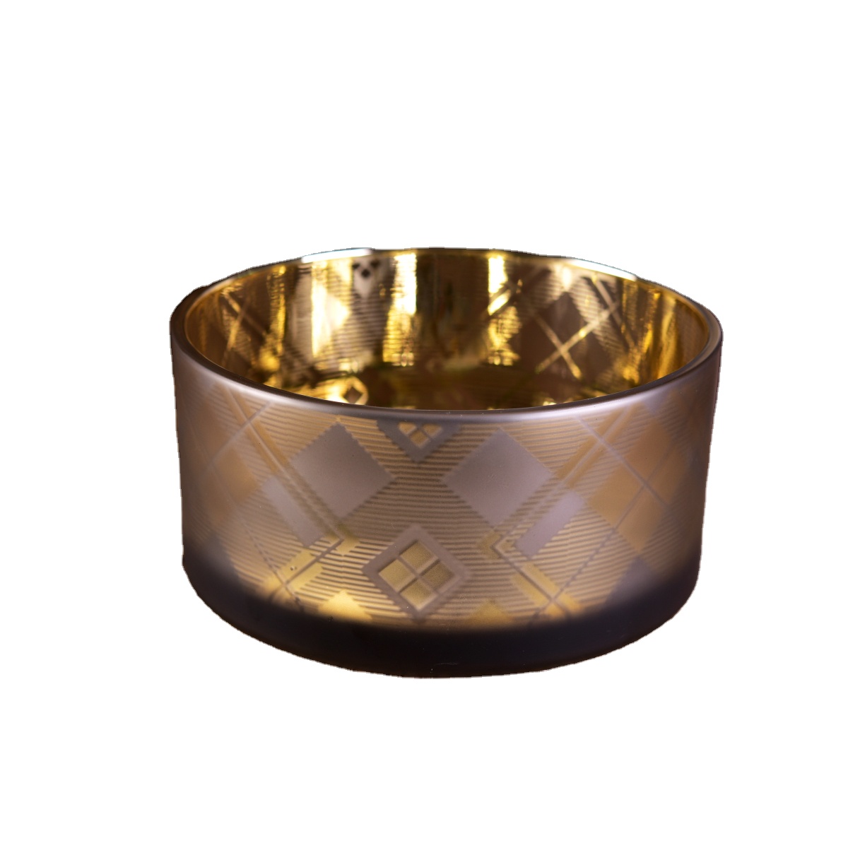 10oz Luxury frosted glass candle jar holder wholesales