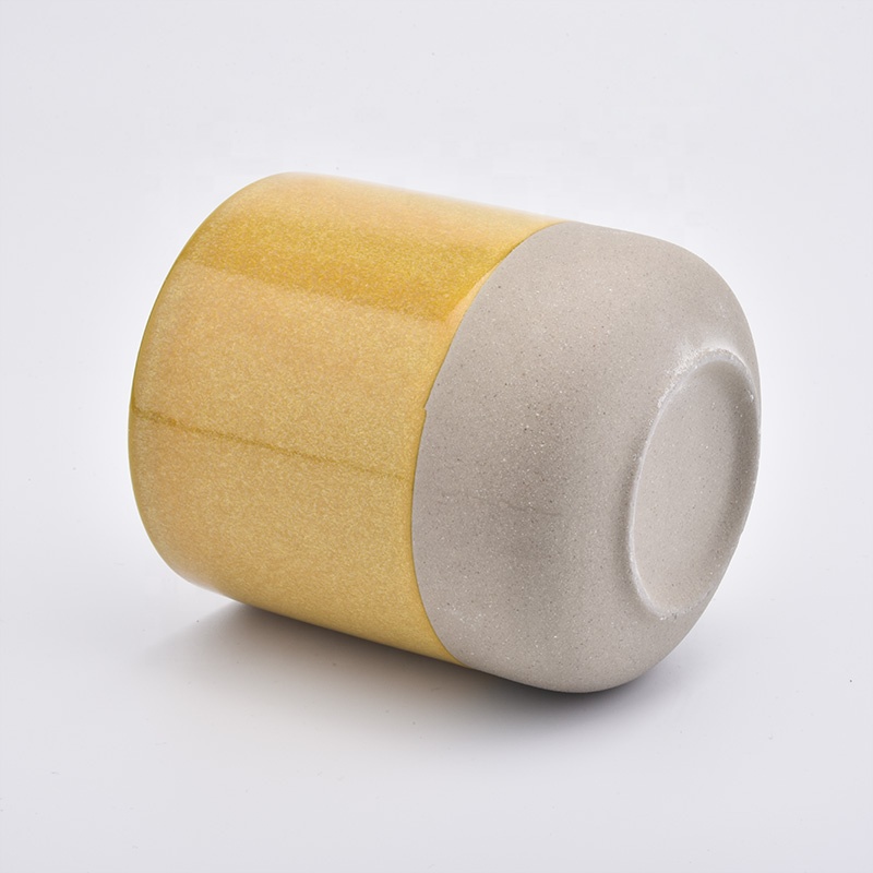 Matte ceramic candle tumbler votive candle jar wholesales