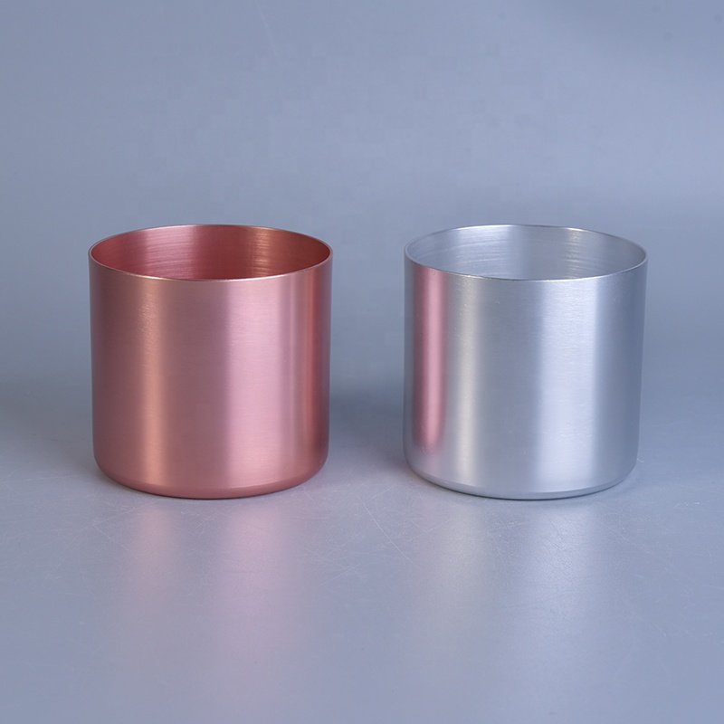 12oz Matte Metal Candle Holders Aluminum Candle Jar for Soy Wax Home Decor