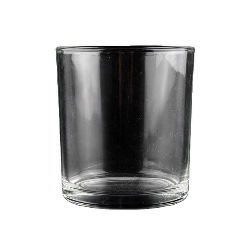 high white glass cylinder shape candle holders