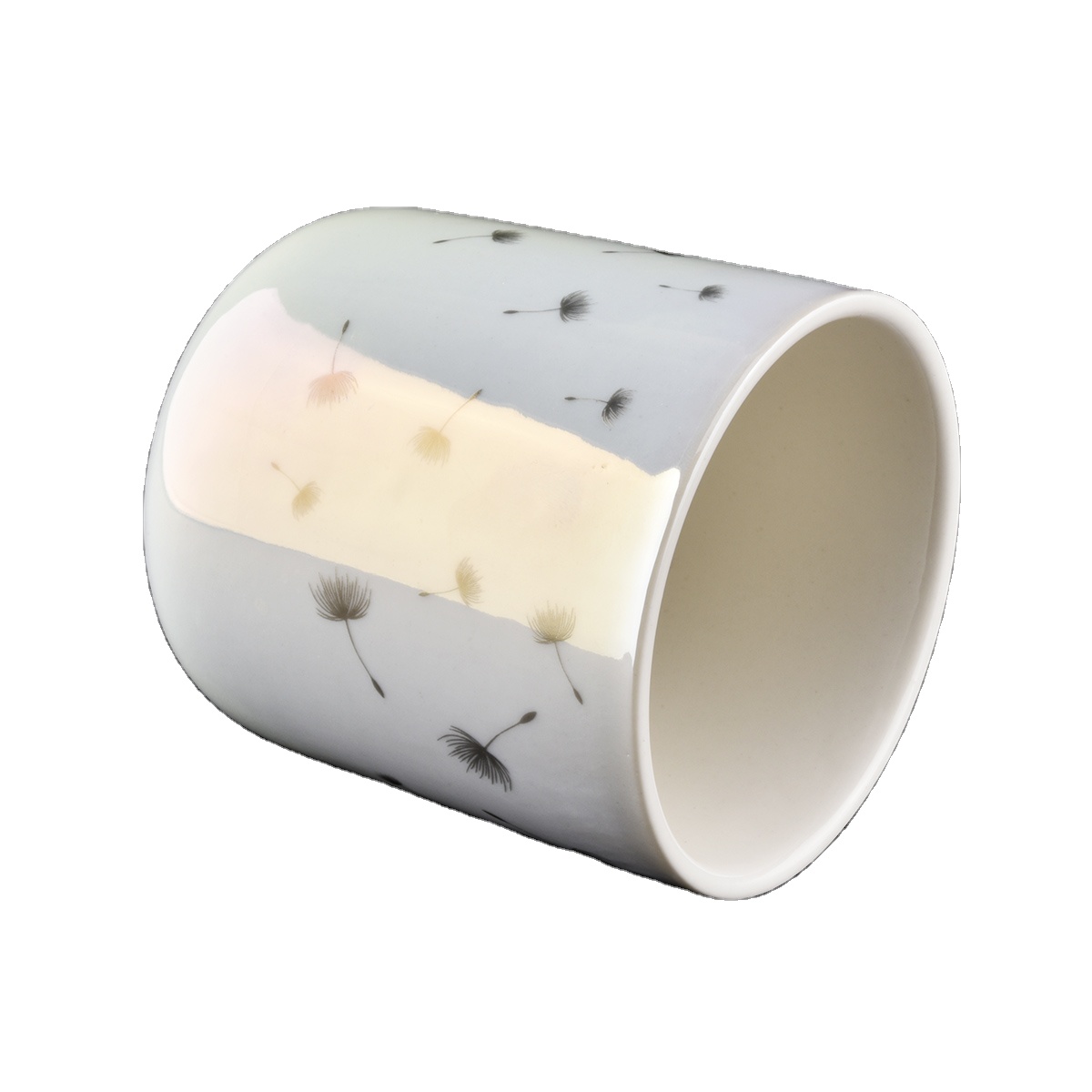 12oz 8oz Wholesales luxury new porcelain ceramic candle jars with logo