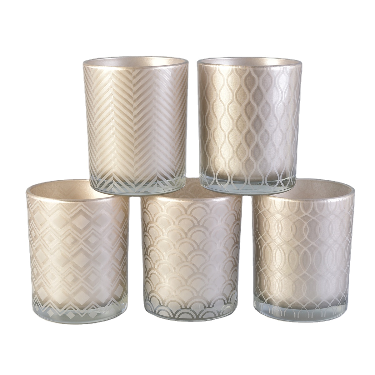 Hot sales tealight custom cylinder glass holder for candle making