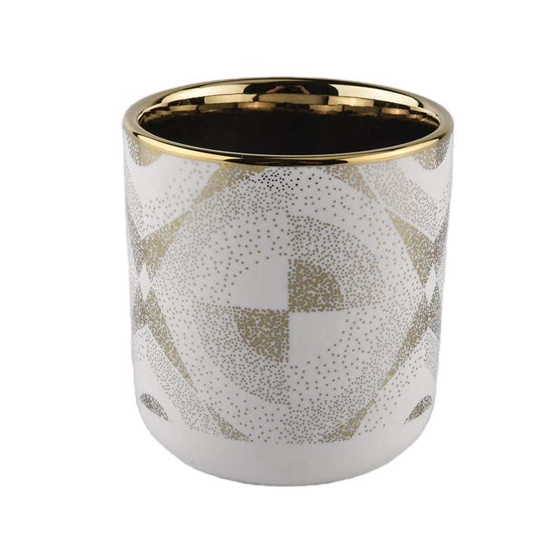 customized ceramic candle containers manufacturer