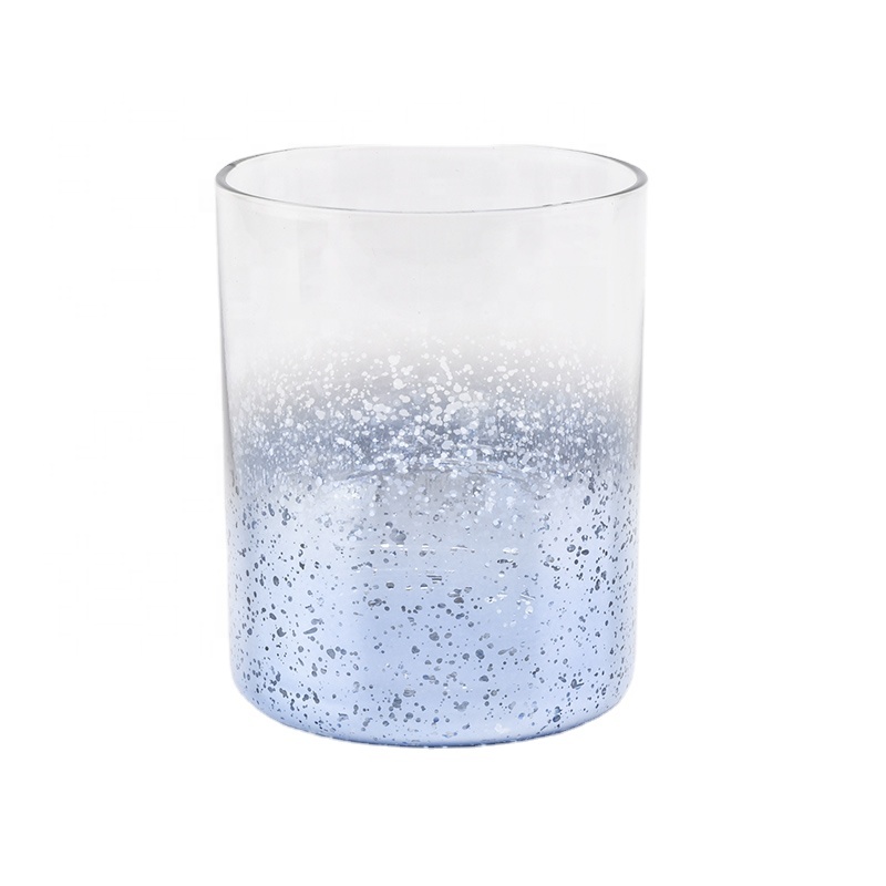 wholesale light blue mercury glass candle holders