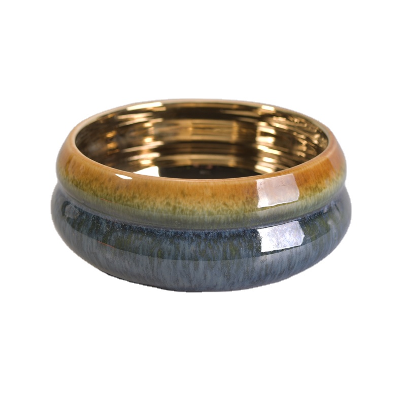 10oz 12oz 14oz Wholesales luxury 3 wick ceramic candle jar vessel