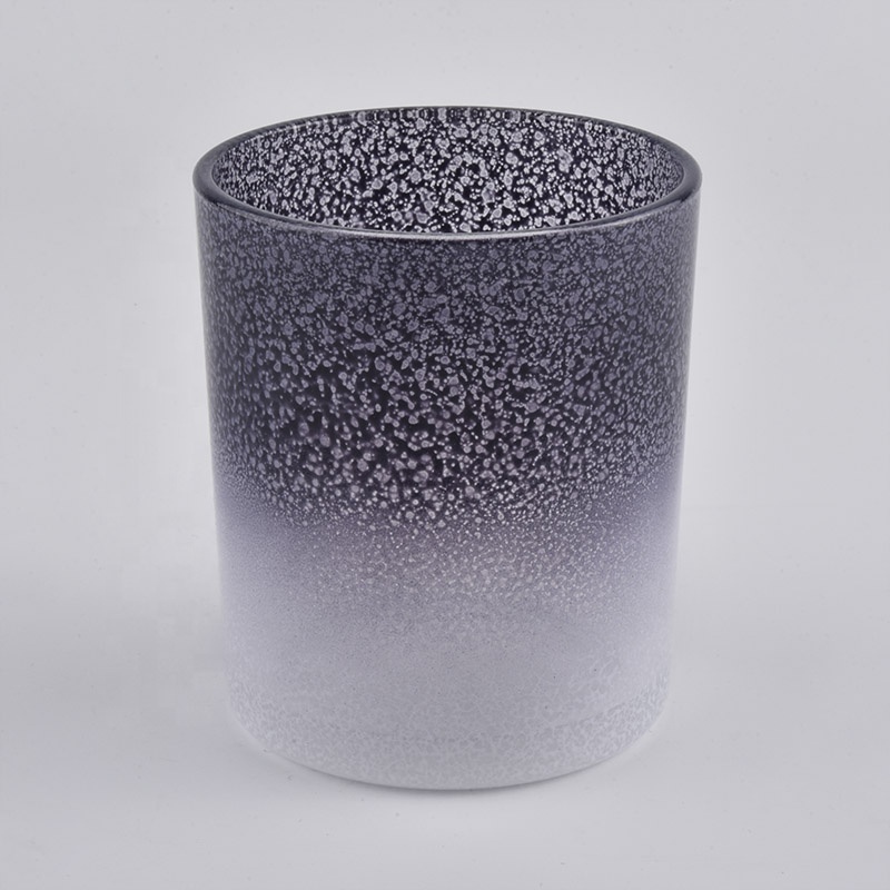 colorful glass candle jars in bulk