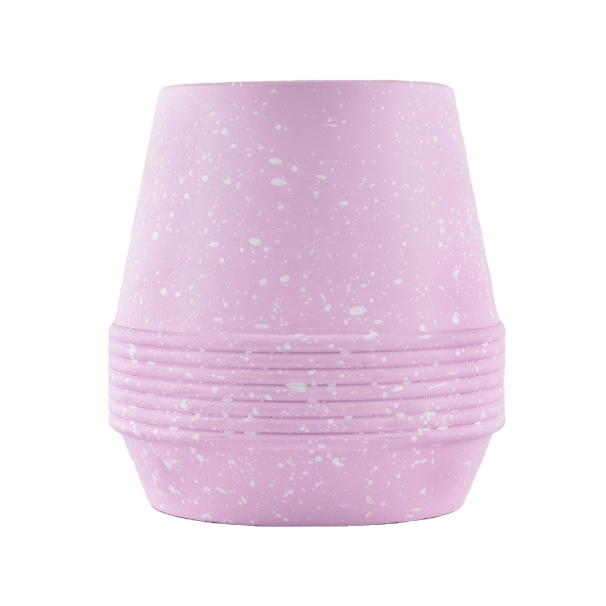 Wholesales custom recycled Handmade pink cement candle jars