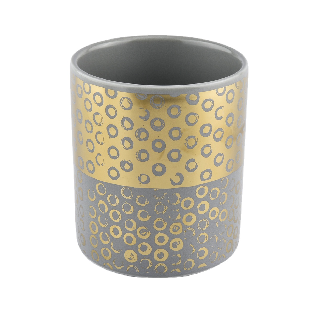 glazed decorative ceramic candle containers for home decoration