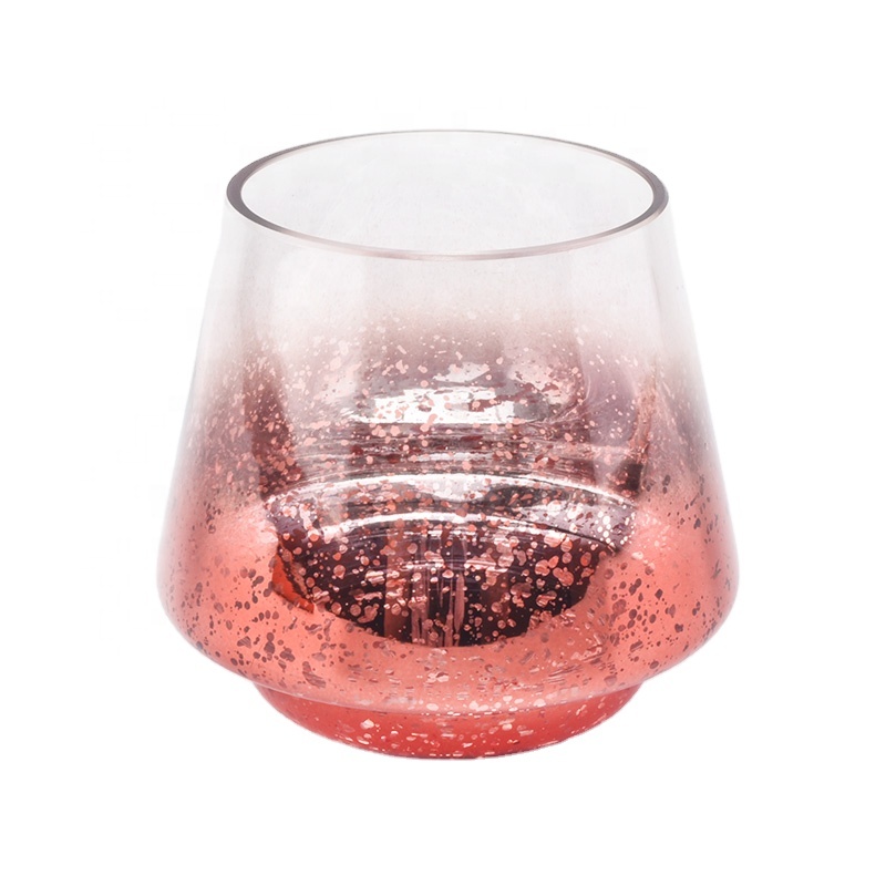 red glass candle holders for Christmas