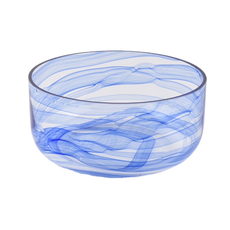 Supplier China clear empty 3 wick scented glass large candle jars